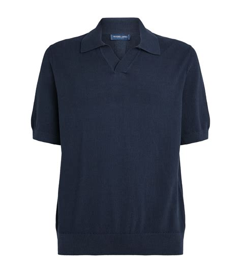 ysl silk polo|men's open collar polo shirt.